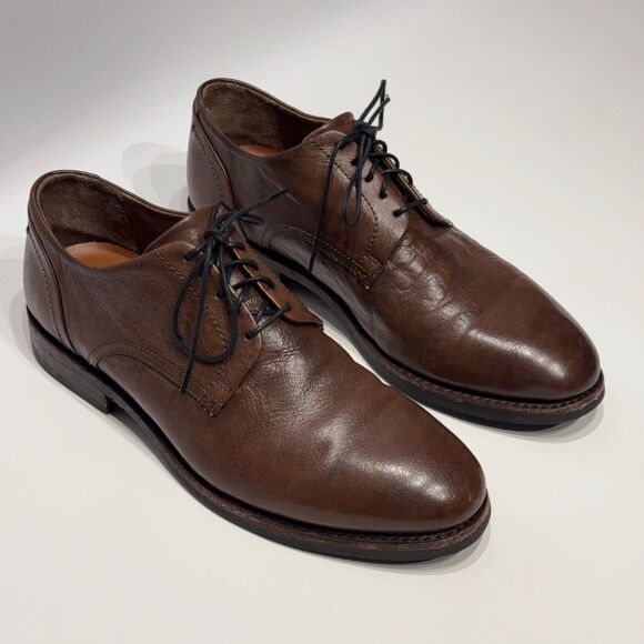 FRYE Corey Men’s Dark Brown Leather Plain Toe Oxford Shoes Size 11M main image 15